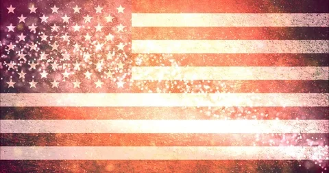 4th of july USA flag background Stock Footage 91212558