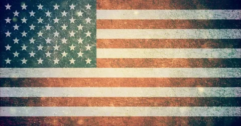 4th of july USA flag Stock Footage 91212342
