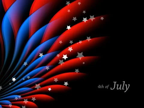 4th of July vector Stock Illustration