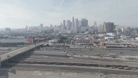 4th st bridge LA 1 Stock Footage 263794311