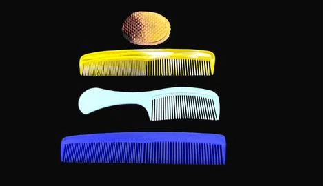 4types_Comb Stock Photos