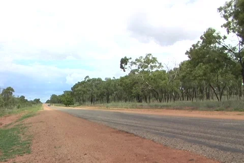 4WD on outback road Stock Footage 352680