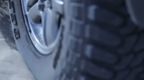 4X4 Offroad tire rack Stock Footage 48335273