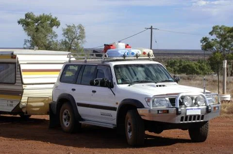 4x4 ready for the adventure Stock Photos