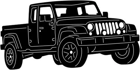 4x4 truck Stock Illustration