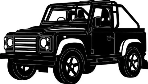 4x4 truck Stock Illustration