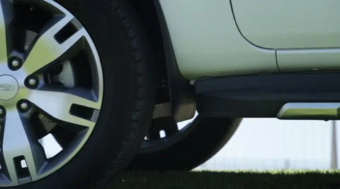 4x4 Wheels Close-up Stock Footage 63341460