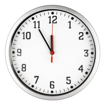 5 to 12 clock Stock Photos