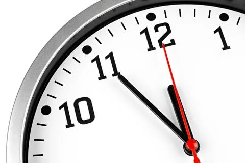 5 to 12 clock Stock Photos
