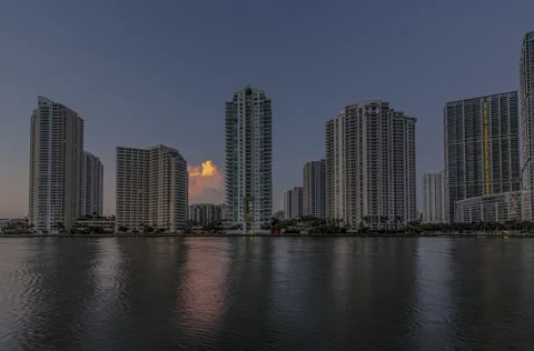 5-28-2020-Brickell-Key-Sunrise-timelapse h264 4K 24fps Stock Footage 149793849