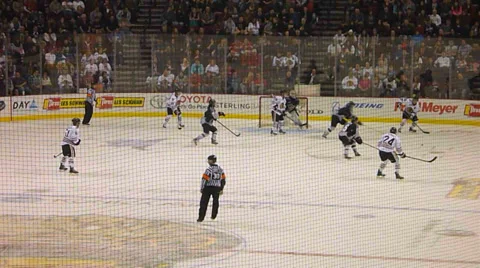 5 on 3 Power Play Stock Footage 36562126