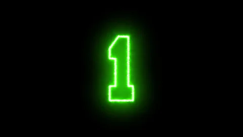 5 4 3 2 1 Go!. Top 5 countdown. animation numbers with colorful neon RBG Stock-Footage 269422760