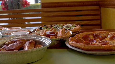 5-4 pizza13 Stock Footage 130697830