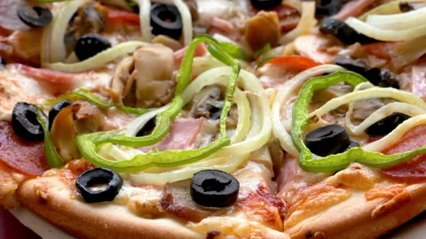 5-4 pizza3 Stock Footage 130691306