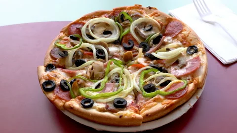 5-4 pizza4 Stock Footage 130691747