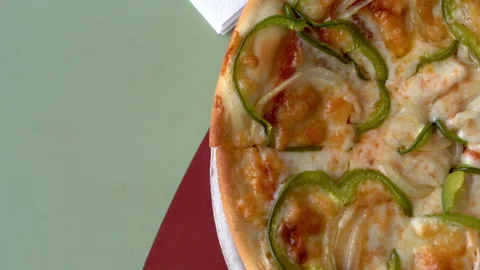 5-4 pizza6 Stock Footage 130694255