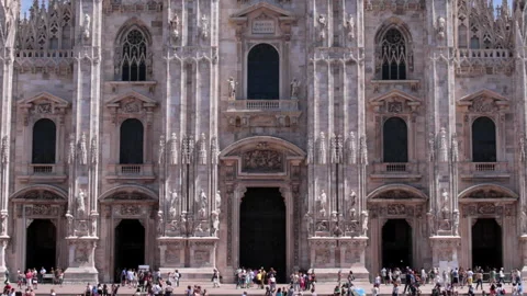 5 Of 5 Time Lapse Of Duomo Cathedral Milan Italy Stock Footage 131338761
