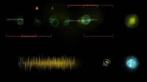 5 Abstract elements of information business graphics.  Includes alpha channel. 스톡 동영상 43977056