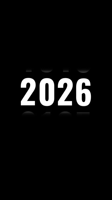 5. Analog Counter Counting Up from 1980 to 2026 Timelapse Year Numbers Motio Stock Footage 314275919
