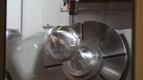 5-Axes machining center 库存影片 90749577