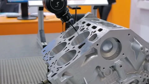 5 axis measurement scanner system for high performance scanning Stock Footage 136757733