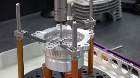 5-axis measurement system, high performance scanning, non-contact inspection and Stock Footage 81011524