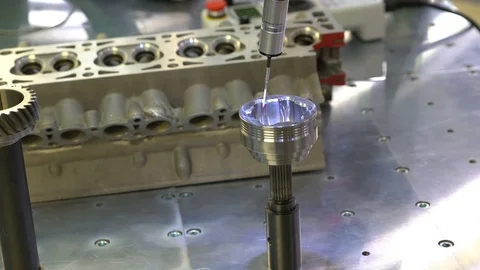 5-axis measurement system, high performance scanning, non-contact inspection and Stock Footage 83319601