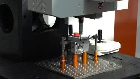 5-axis measurement system, high performance scanning, non-contact inspection and Stock Footage 83320896