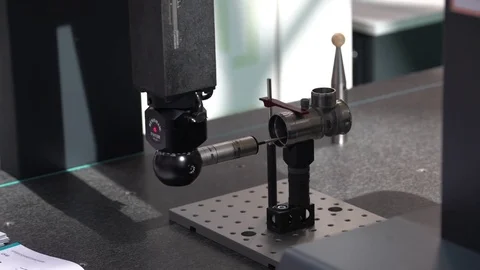 5-axis measurement system, high performance scanning, non-contact inspection and Stock Footage 83320925