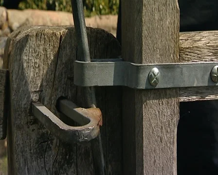 5 bar Gate Stock Footage 32527587