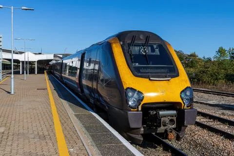 A 5-car Class 221 "Super Voyager", CrossCountry Train. Foto stock