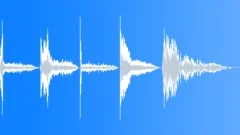 5 clicks - long with deep reverb Sound Effect