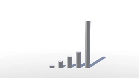 5-Column Chart Outperform Growth Ranking 動画素材 132621969