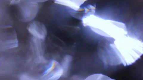 5. Cool Blue Bokeh Light Cold Tone Abstract Motion Overlay Background Stock Footage 320032187