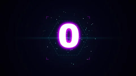 5 countdown glittering animated video with luxury golden particles Stock Footage 345371718