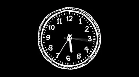 5 day-24 clock 스톡 동영상 24775953