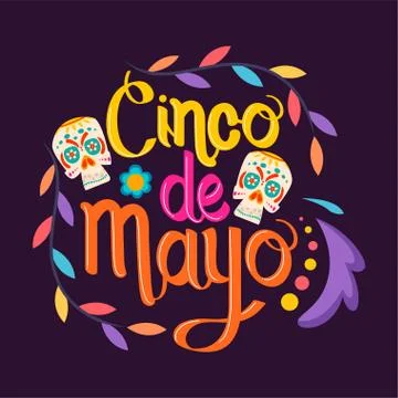 5 De mayo poster Stock Illustration