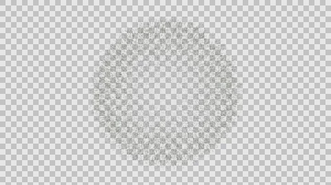 5 different color fireworks alpha Stock Footage 63757629