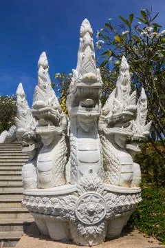 5 headed dragon. Stock Photos