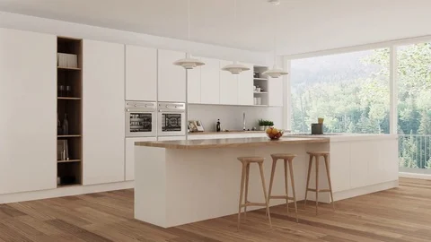 5 kitchen Stock Footage 73022586