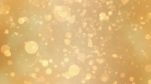 5 Looped Videos in 1 Clip. Golden Particles Backgrounds Stock Footage