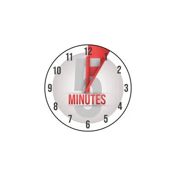 5-Minute Timer Compact and Accurate Countdown Tool Stock-Illustration