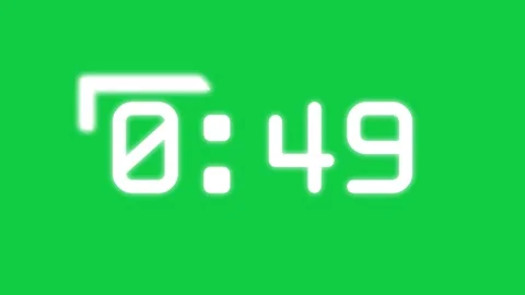 5 Minutes Timer Animation PART 5 Stock Footage 273123939