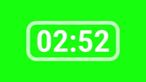 5 Minutes Timer Countdown. From 3 minutes to 2 minutes Video stock 314275330