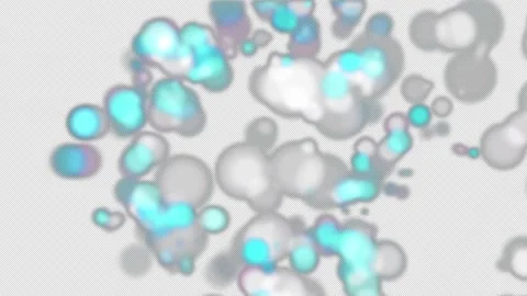 5 pieces Explosive glitter with shimmer. random color. Boke a black background Stock Footage 143078657