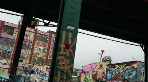 5 Pointz NYC Stock Footage 33963672