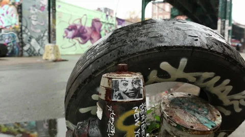5 Pointz NYC Stock Footage 33964052