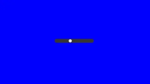 5 Second Black Bar White Slider on Blue Background Stock Footage 288825172