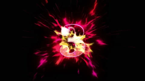 5 second count down opening intro animation Stock Footage 150134723