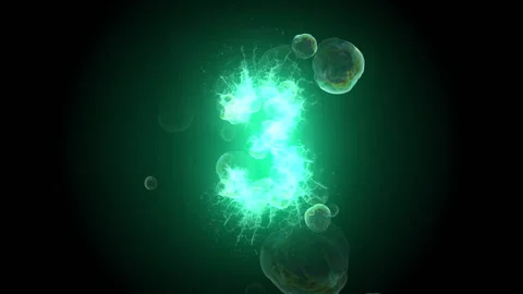 5 second Count down opening intro animation Stock Footage 171304483